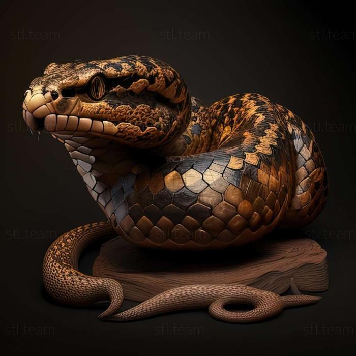 3D модель Pantherophis spiloides (STL)